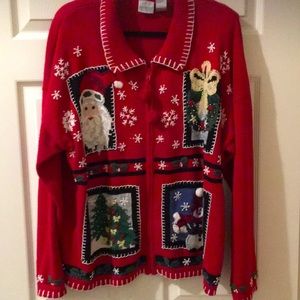Vintage Holiday Cardigan Sweater